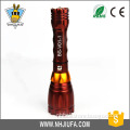 Hot sale cheap rechargeable flashlight, Factory supply flashlight, protection flashlight